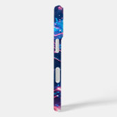 AI Neon Grid Case-Mate iPhone Hülle (Rückseite / Rechts)