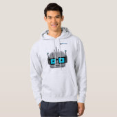 AI Nerd Hoodie: Code in Comfort with 844-AI-NERDS Hoodie (Vorne ganz)