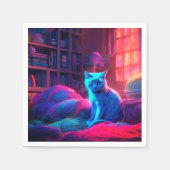 Ai Niedlich Cat Serviette (Vorderseite)