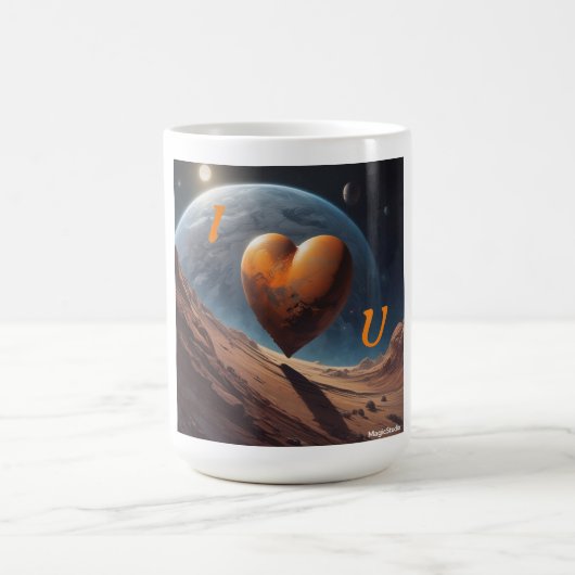 AI Out the World I Liebe You Tasse (Mittel)