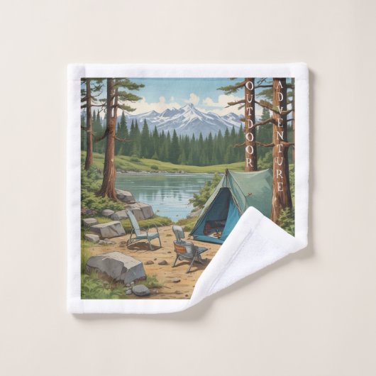 AI Outdoor Adventure Wash Cloud Waschlappen (Waschlappen)