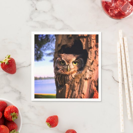 Ai Owl Serviette (Beispiel)