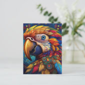AI Parrot Postkarte (Stehend Vorderseite)