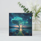 AI-Pfad Feiertagskarte (Stehend Vorderseite)