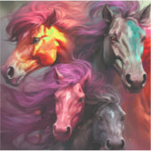 Ai Pferdes Aufkleber (Vorderseite)