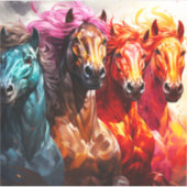 Ai Pferdes Aufkleber (Vorderseite)