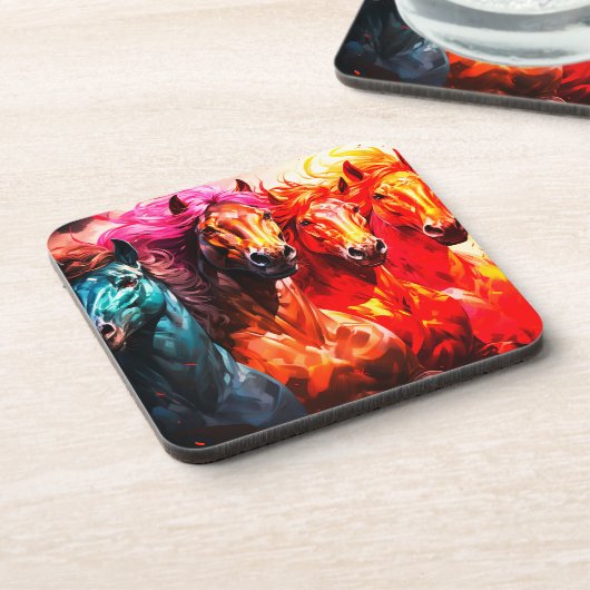 Ai Pferdes Getränkeuntersetzer (Linke Seite)