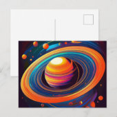 AI-Planet Postkarte (Vorne/Hinten)