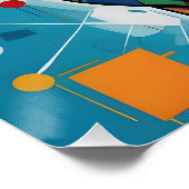 AI-Porträt eines jungen Mannes Poster (Ecke)