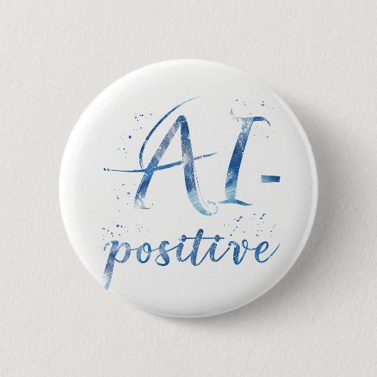 AI-positive Textart Button (Vorderseite)