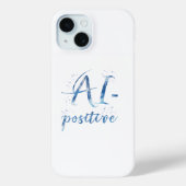 AI-positive Textart Case-Mate iPhone Hülle (Rückseite)