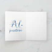 AI-positive Textart Karte (Innenseite)
