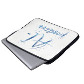 AI-positive Textart Laptopschutzhülle (Vorne Knopf)