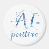 AI-positive Textart Magnet (Vorne)