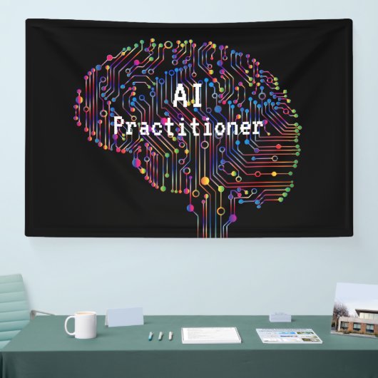 AI Practitioner für künstliche Intelligenz Tech Banner (Messe)
