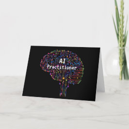 AI Practitioner für künstliche Intelligenz Tech Karte