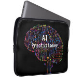 AI Practitioner für künstliche Intelligenz Tech Laptopschutzhülle (Vorne Rechts)