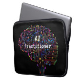 AI Practitioner für künstliche Intelligenz Tech Laptopschutzhülle (Vorderseite Links)
