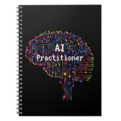 AI Practitioner für künstliche Intelligenz Tech Notizblock (Vorderseite)