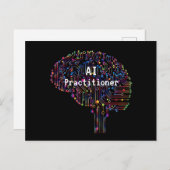 AI Practitioner für künstliche Intelligenz Tech Postkarte (Vorne/Hinten)
