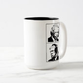 AI Präsidenten Gaming Joe Biden Donald Trump Funny Zweifarbige Tasse (VorderseiteRechts)