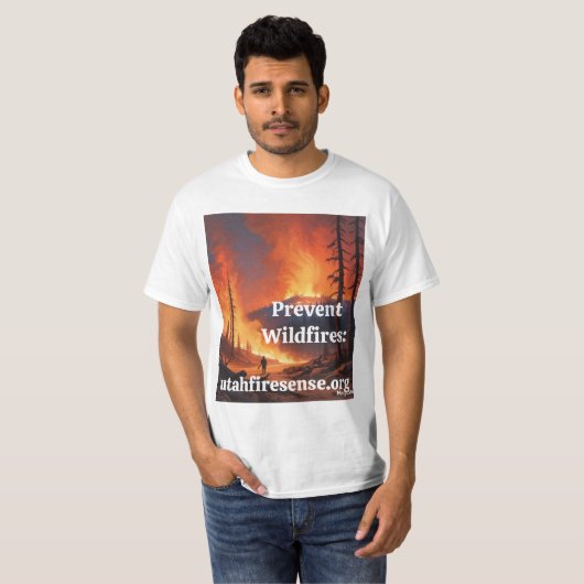 AI Prevent Wildfire T - Shirt (Vorne ganz)