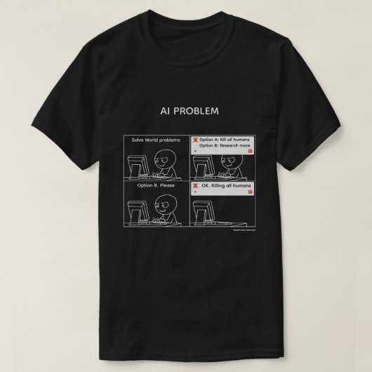 AI-Problem v.2 T-Shirt (Design vorne)