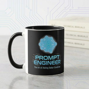 AI Prompt Engineer Kaffeetasse – Lustige Tech 