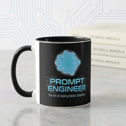 AI Prompt Engineer Kaffeetasse – Lustige Tech 