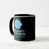 AI Prompt Engineer Kaffeetasse – Lustige Tech (Vorderseite Links)