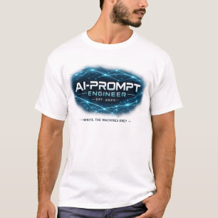 AI-Prompt-Ingenieur Est. 2023 Lustiger Tech-Job-Hu T-Shirt