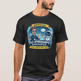 AI-Prompt-Ingenieur Est. 2023 Lustiger Tech-Job-Hu T-Shirt
