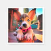 Ai Puppy Serviette (Vorderseite)