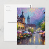 AI Rainy Day Postkarte (Vorne/Hinten)