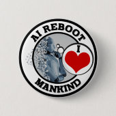 AI REBOOT - I LIEBE MANKIND BUTTON (Vorderseite)