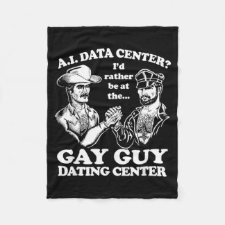 Ai-Rechenzentrum Schwuler Typ Dating-Center Humor Fleecedecke