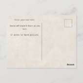 AI-Remix-Kunstwerk Bauhaus-Paar Postkarte (Rückseite)