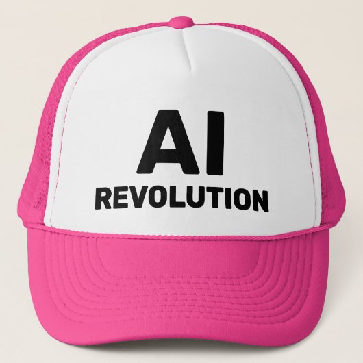 AI Revolution™ Trucker-Mütze Truckerkappe (Vorderseite)