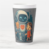 AI & Robot Characters – Futuristic Design Collecti Milchtasse (Vorderseite)