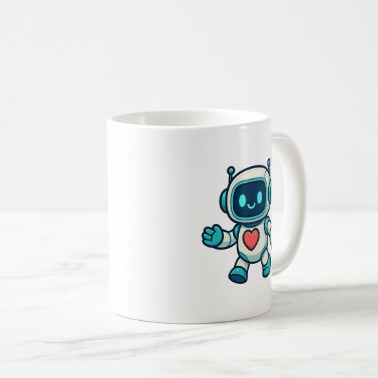 AI & Robot Characters Kaffeetasse (VorderseiteRechts)
