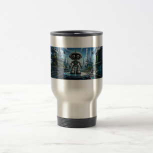 AI-Roboter-Reisebecher AIC Digitale Identität #0 Reisebecher