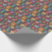 AI Royal Wrapping Paper Geschenkpapier (Ecke)