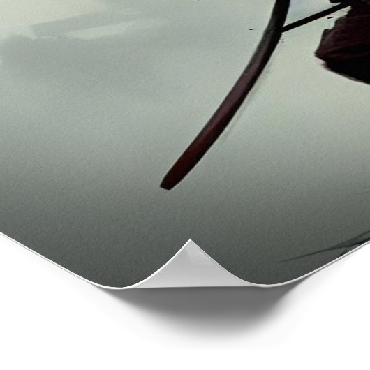 AI Samurai Battle #01 Poster (Ecke)