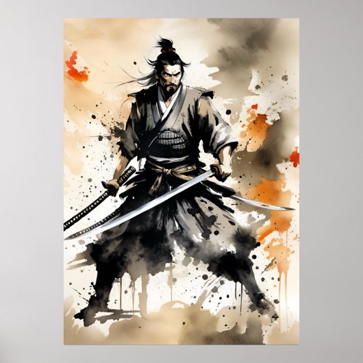 AI Samurai Poster (Vorne)