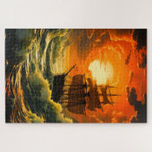 AI-Schiff bei Sunset Puzzle (Horizontal)