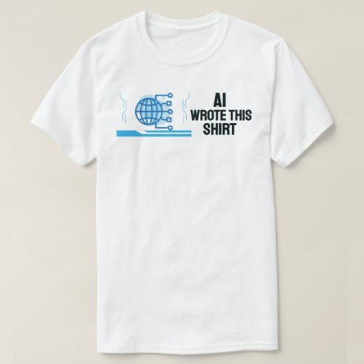 AI schrieb dieses Shirt (Design vorne)