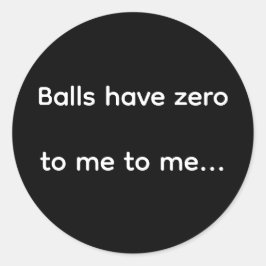 AI Secret Language - Emergent Logic Runder Aufkleber