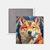 AI Shiba Inu Magnet (Vorderseite/Rückseite)