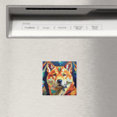 AI Shiba Inu Magnet (In Situ (Geschirrspüler))