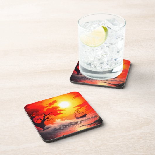 Ai Ship Getränkeuntersetzer (Rechte Seite)